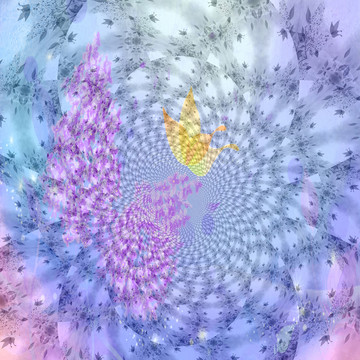 拼花花型裝飾畫 無分層