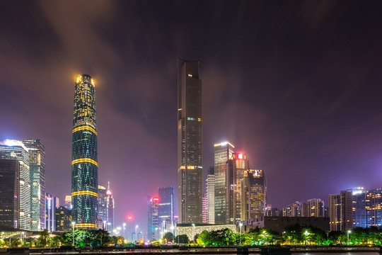 珠江新城夜景