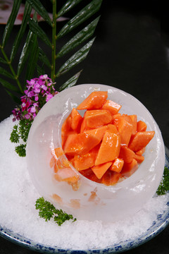 冰鎮(zhèn)木瓜
