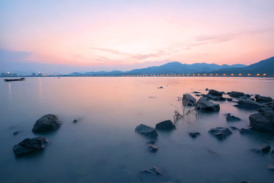 錢(qián)塘江晚霞