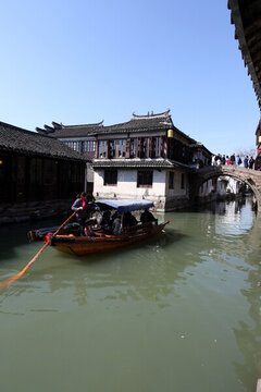 中國 水鄉(xiāng) 周莊 橋 古鎮(zhèn)