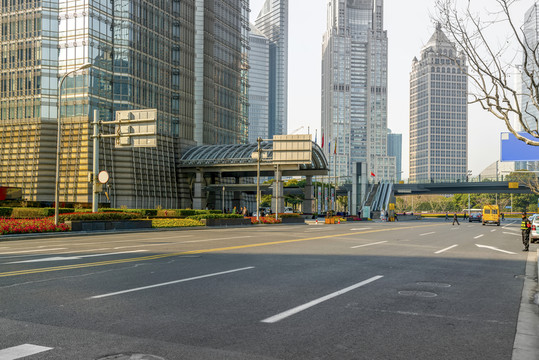 上海陸家嘴 城市道路