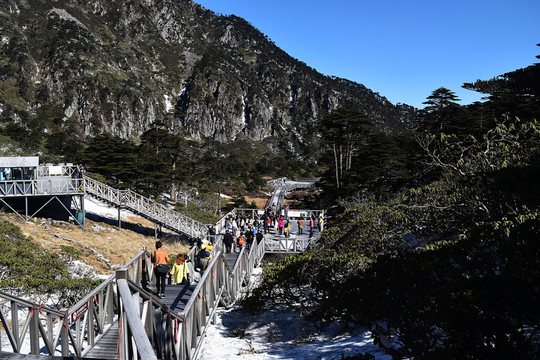 蒼山風(fēng)光 游山步道