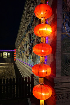 平遙九龍壁夜景
