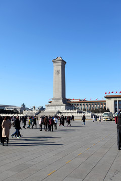 天安門廣場(chǎng) 北京 紀(jì)念碑