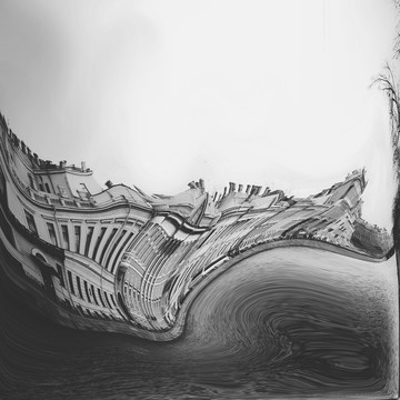 黑白線條水墨背景