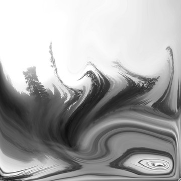 黑白線條水墨背景