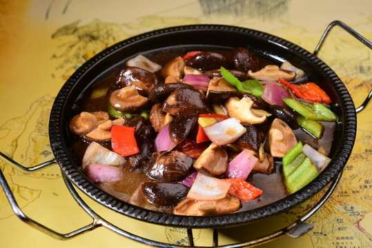 鐵板香菇