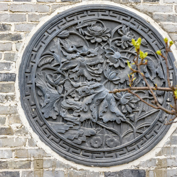 墻雕 青磚墻