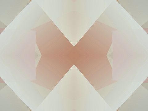 紅色立體幾何抽象拼接面電腦圖案