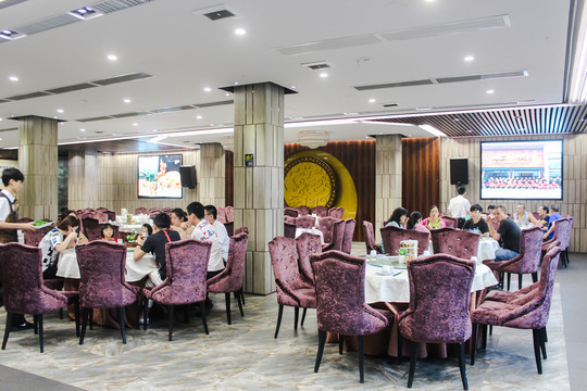 餐廳內景 中式餐廳 粵式茶樓