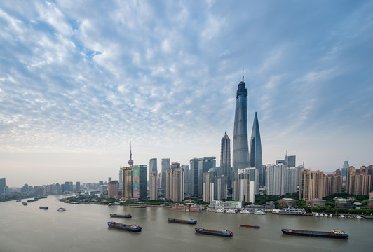上海外灘中心樓群