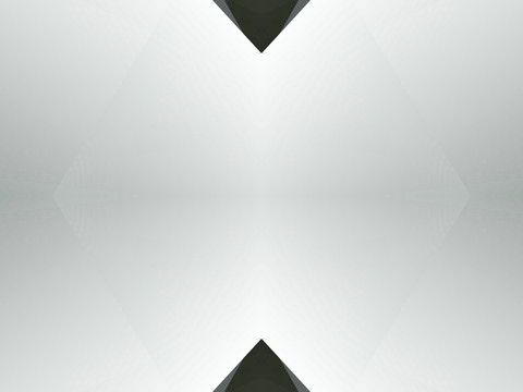 黑色立體幾何拼接抽象電腦圖案