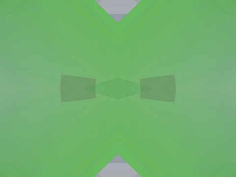 綠色幾何拼接立體抽象藝術(shù)圖案