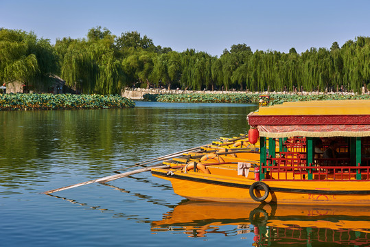 北京北海公園游船