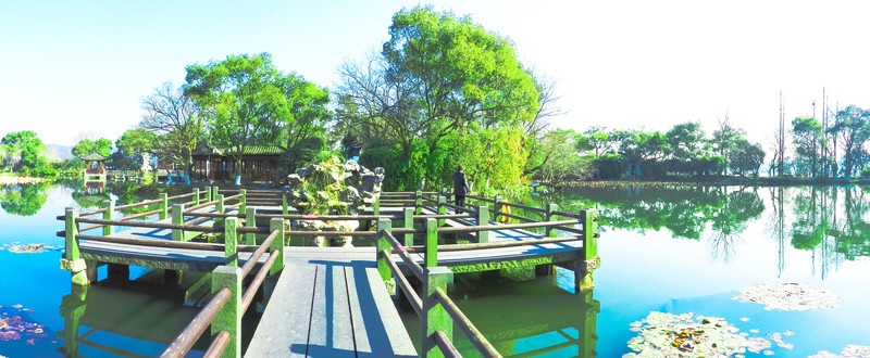 杭州西湖全景