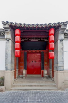 中式大門