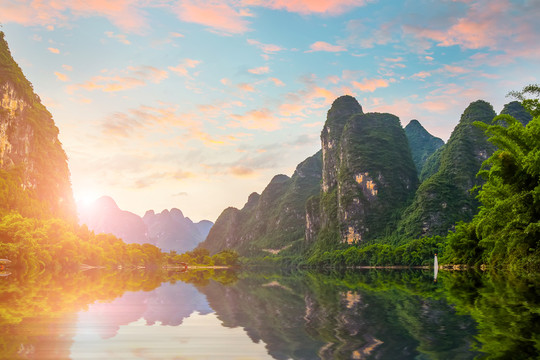桂林陽(yáng)朔 漓江山水風(fēng)光