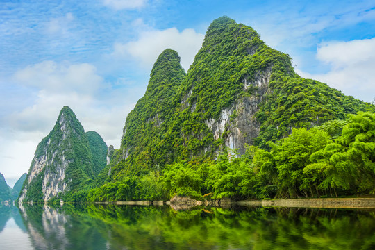 桂林陽朔漓江山水風光