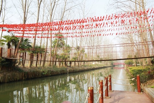 水上吊橋