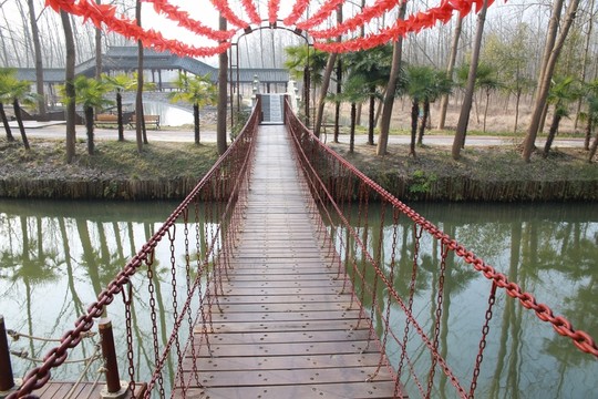 公園水上吊橋