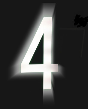 發(fā)光數(shù)字 4