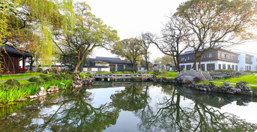 杭州西湖柳鶯里酒店全景圖