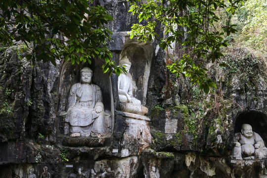杭州靈隱寺飛來峰 摩崖造像