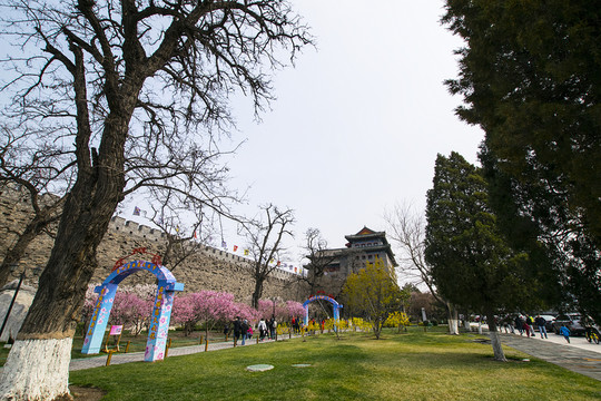 北京明城墻遺址公園 東便門角樓