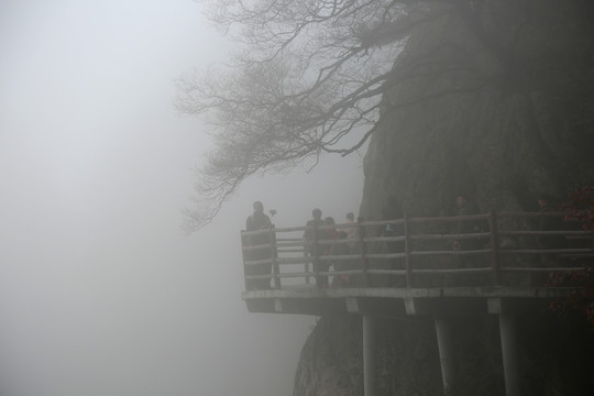 老君山晨霧