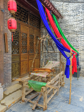 手工織布機(jī) 布鋪 元和祥