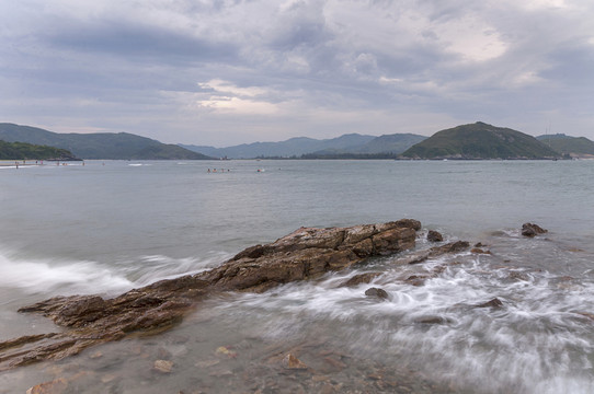 廣東惠州鹽洲島海島日出