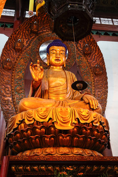 杭州靈隱寺佛像 如來佛像