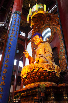 杭州靈隱寺佛像 如來佛像 如來