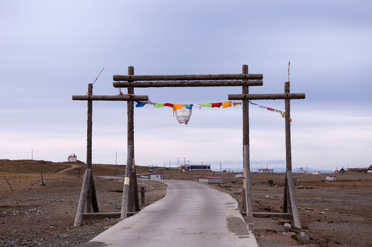 青海湖風(fēng)馬旗