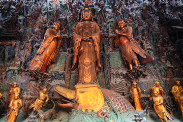 杭州靈隱寺佛像 觀音像