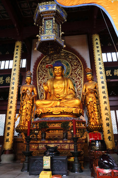 杭州靈隱寺佛像 如來佛像 如來
