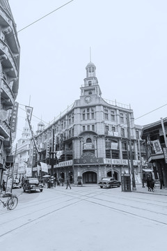 老上海街景
