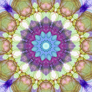 唯美拼花花型圖案