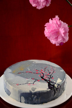 十里桃花生日蛋糕