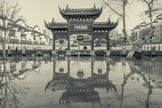南京秦淮河懷舊照片