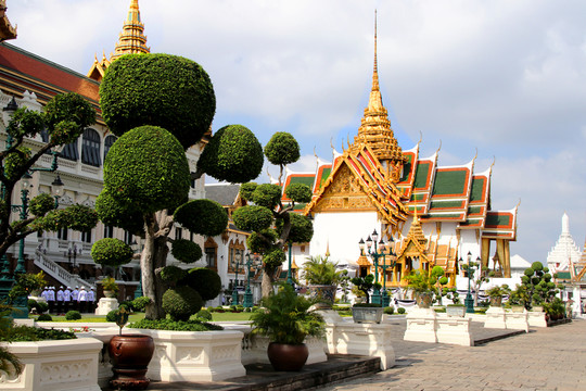 泰國著名旅游景點泰式建筑大皇宮