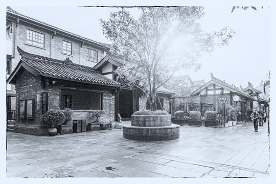 四川古鎮(zhèn)懷舊照片