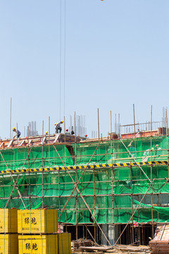 在建樓盤(pán) 建筑工地 施工現(xiàn)場(chǎng)