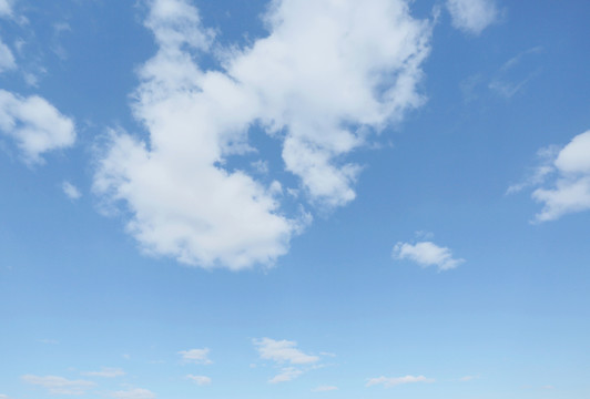 藍天白云