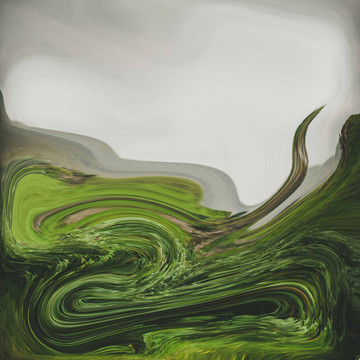 抽象油畫