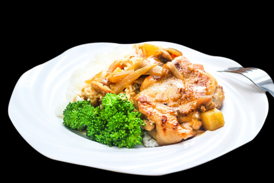 香煎雞扒飯