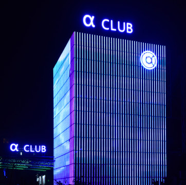 夜拍上海阿爾法酒吧