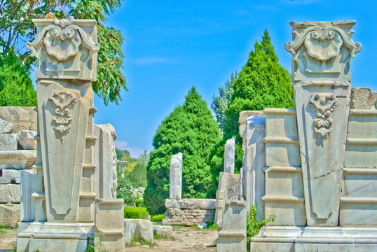 圓明園遺址 歐式石雕