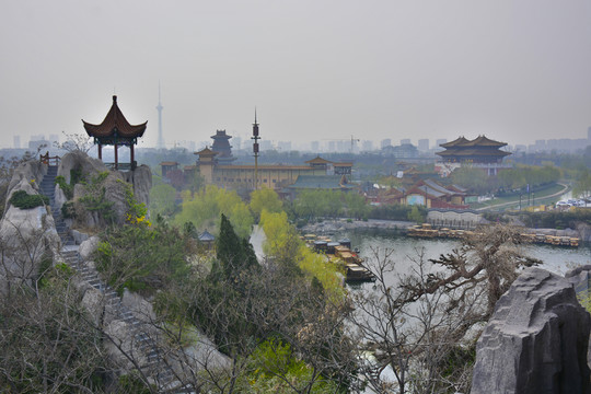 俯瞰園林景觀